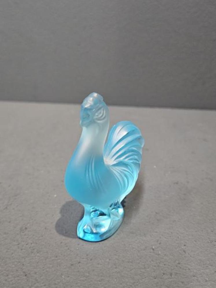 Turquoise Lalique Cockerel - Image 2