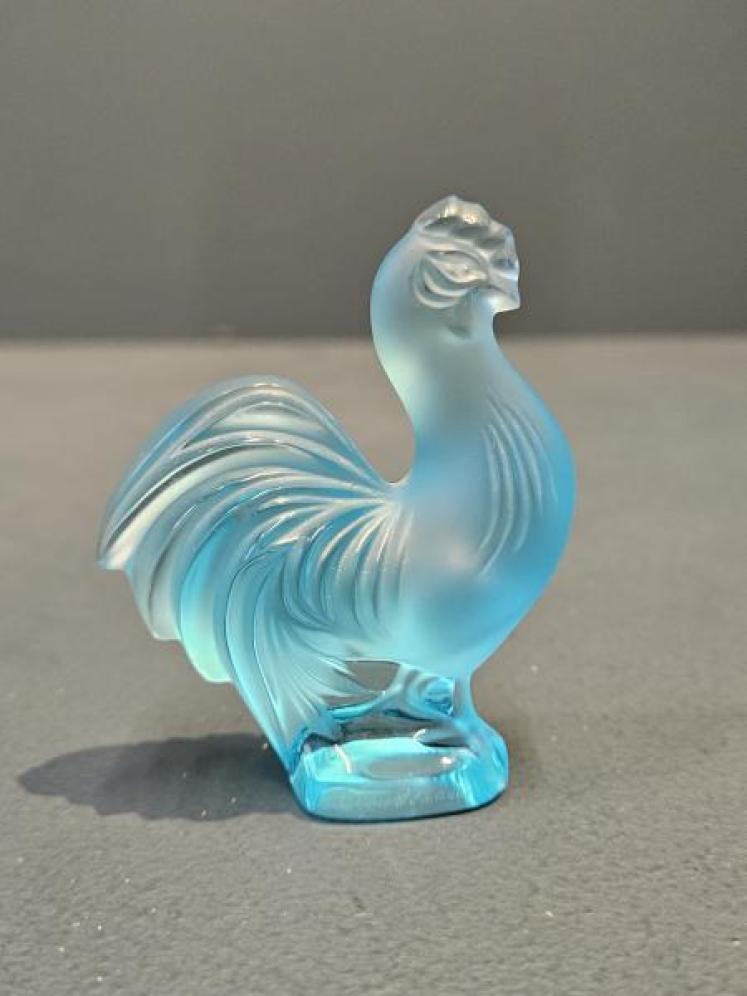 Turquoise Lalique Cockerel - Image 4