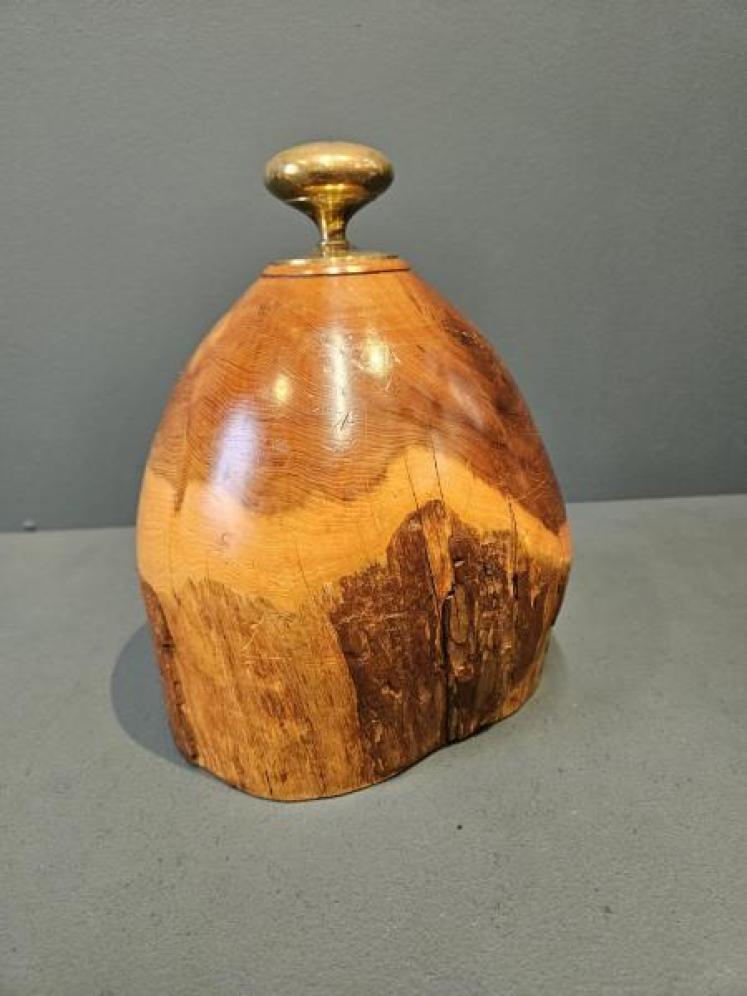 Yew Wood Door Stop - Image 1