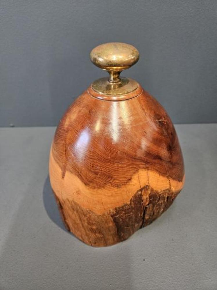 Yew Wood Door Stop - Image 2