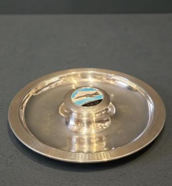 Silver and Enamel Hawker Hunter Cufflink Tray