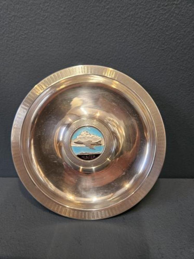 Silver and Enamel Hawker Hunter Cufflink Tray - Image 4