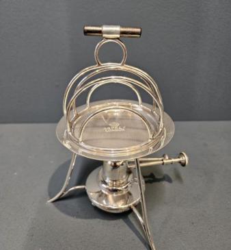 Rare Edwardian Aspreys Silver Toast Warmer