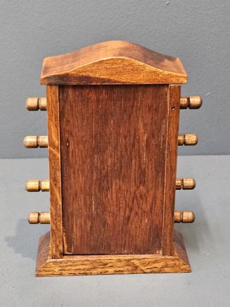 Edwardian Oak Perpetual Desk Calendar - Image 4