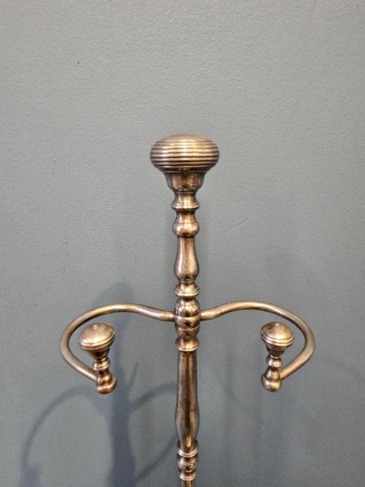 Victorian Steel Fire Irons and Stand - Image 5