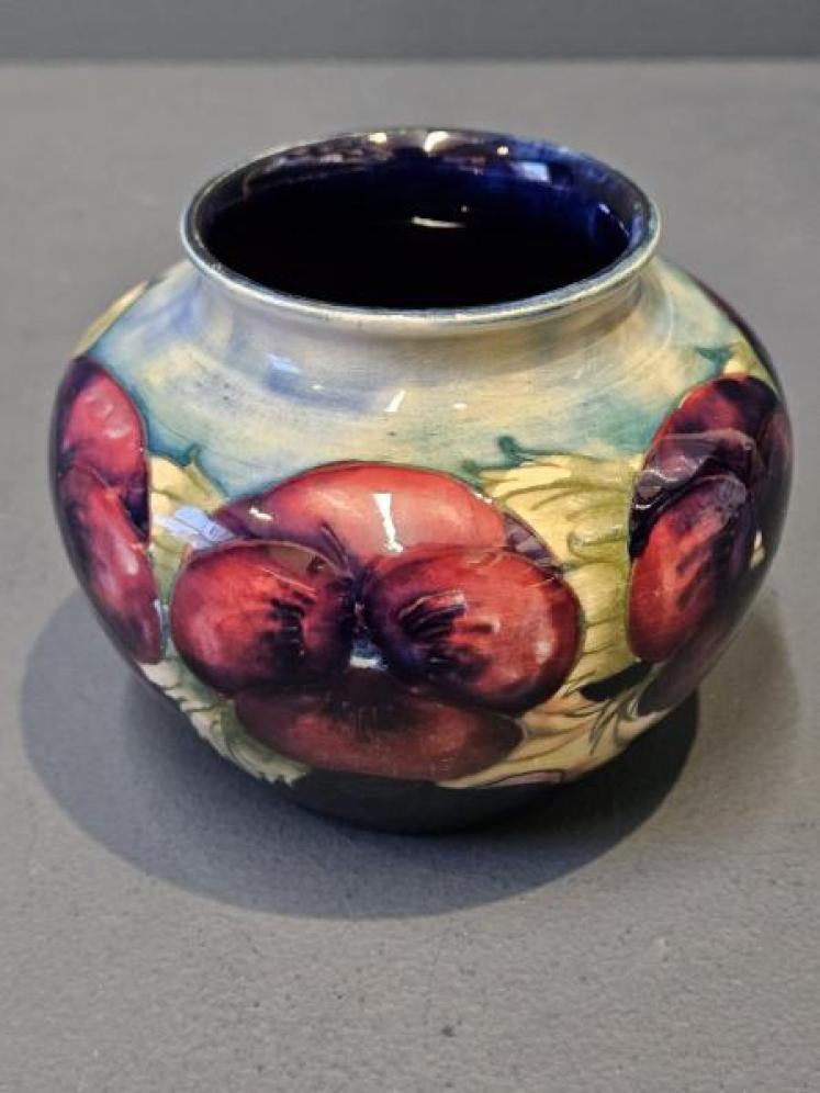 Early Moorcroft Pansy Vase - Image 1