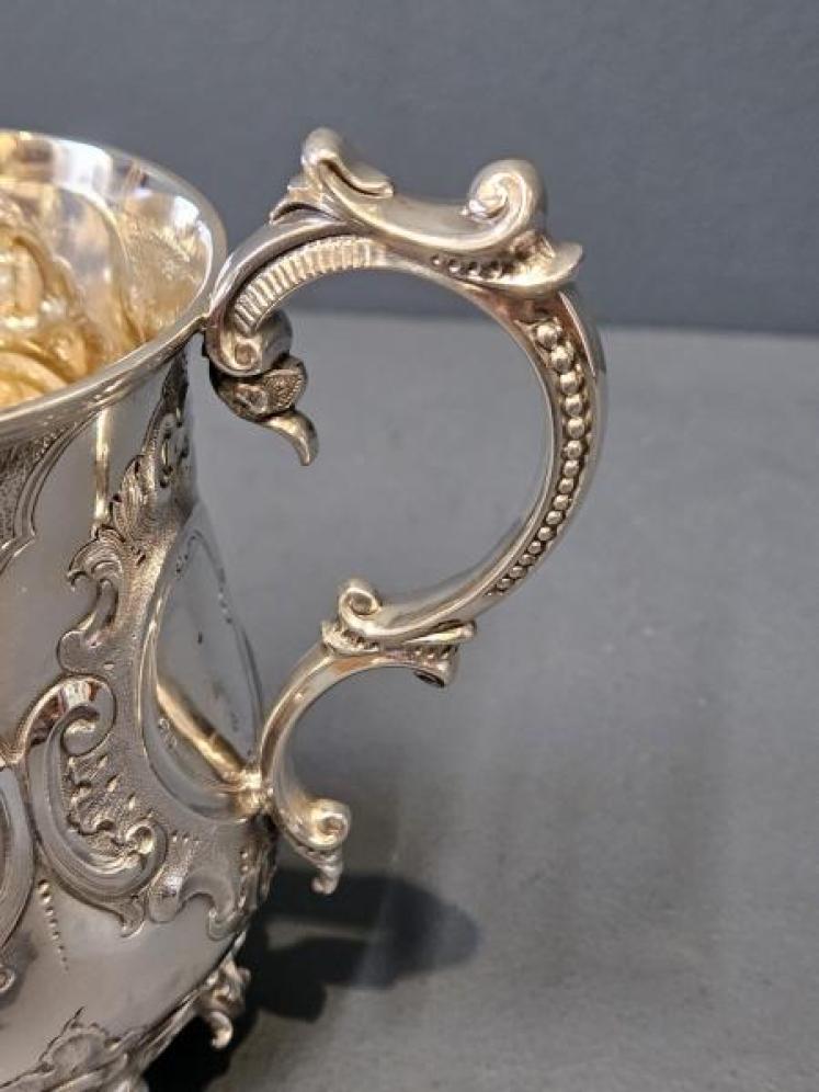 Superb Victorian Silver Mug - Image 5