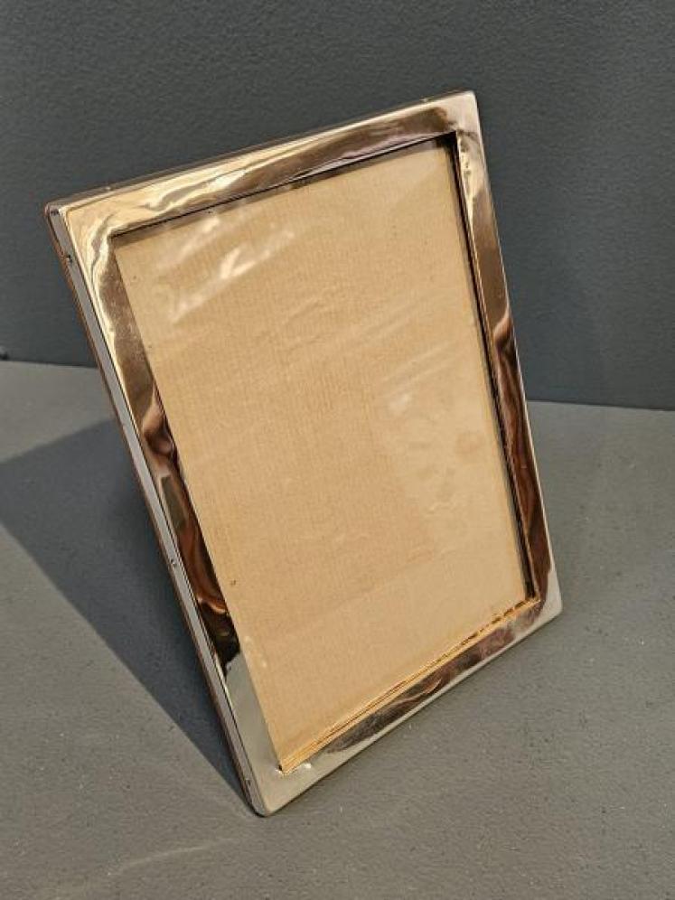 Plain Silver Portrait Sized Photo Frame - Image 3