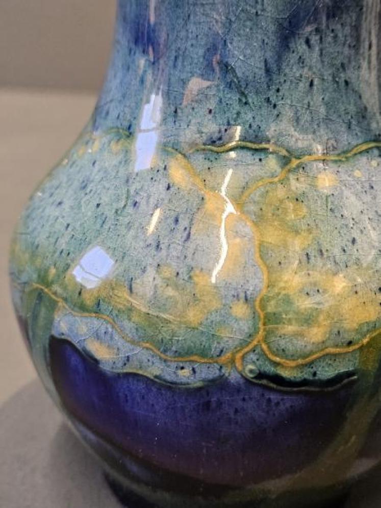 Early Moorcroft Moonlit Blue Vase - Image 4