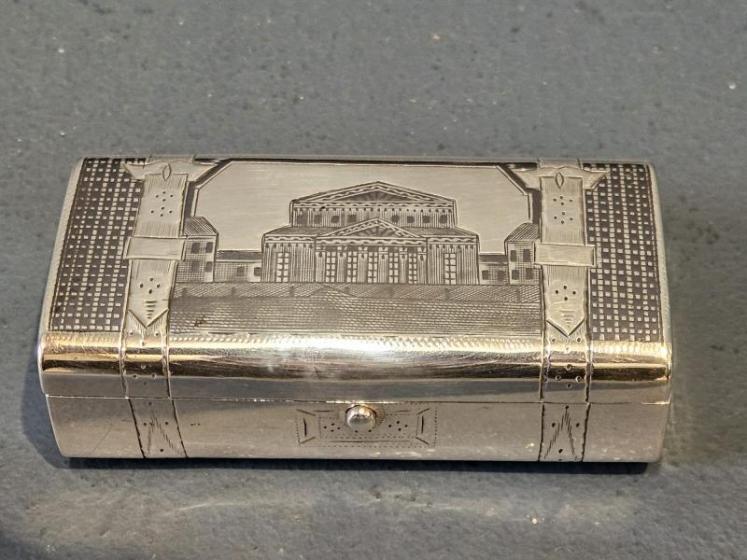 Russian Silver and Niello Trunk - Image 1