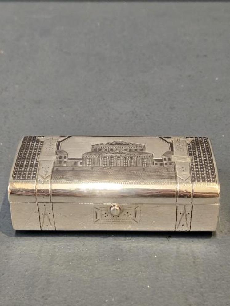 Russian Silver and Niello Trunk - Image 2