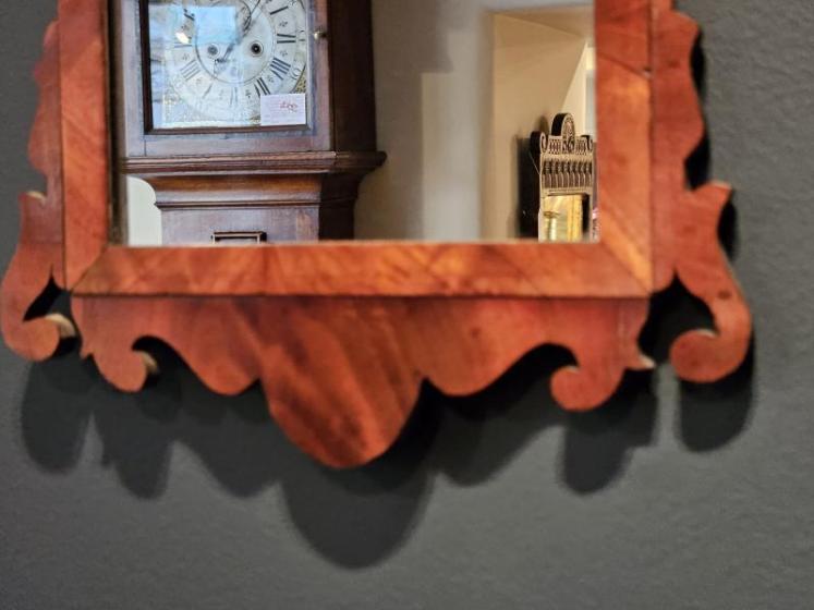 George III Figured Mahogany Mirror - Image 5