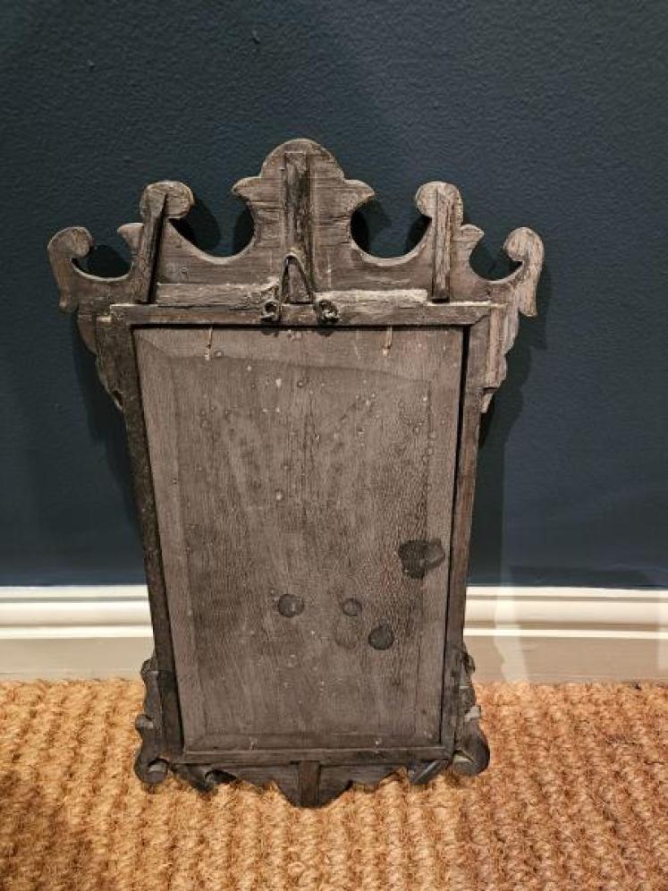 George III Figured Mahogany Mirror - Image 6