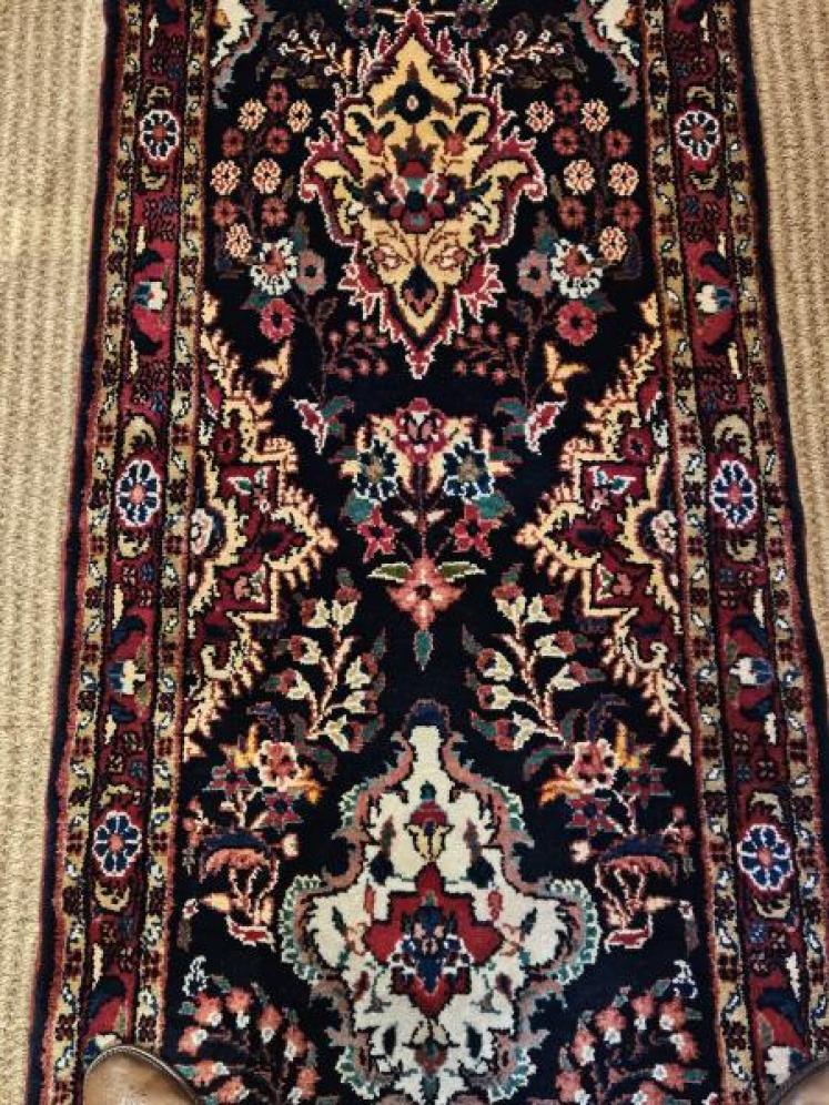Superb 15' Persian Pure Wool Runner Rug - Image 2