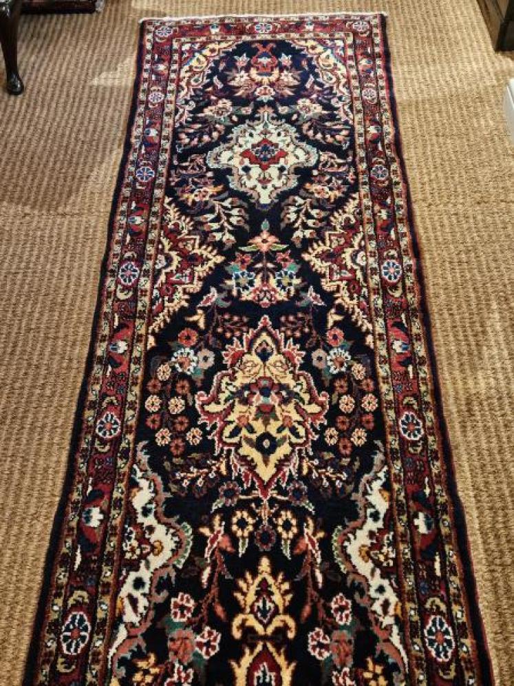 Superb 15' Persian Pure Wool Runner Rug - Image 7
