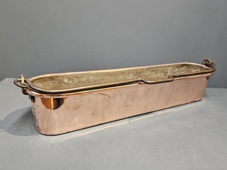Victorian Copper Fish Kettle  - Image 4