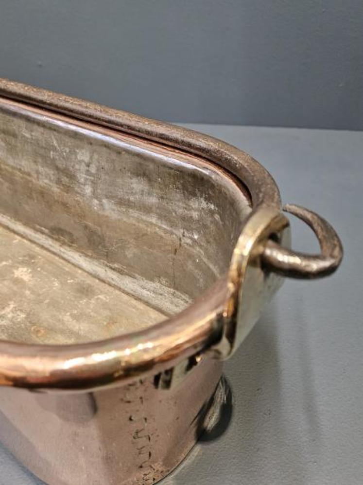 Victorian Copper Fish Kettle  - Image 6