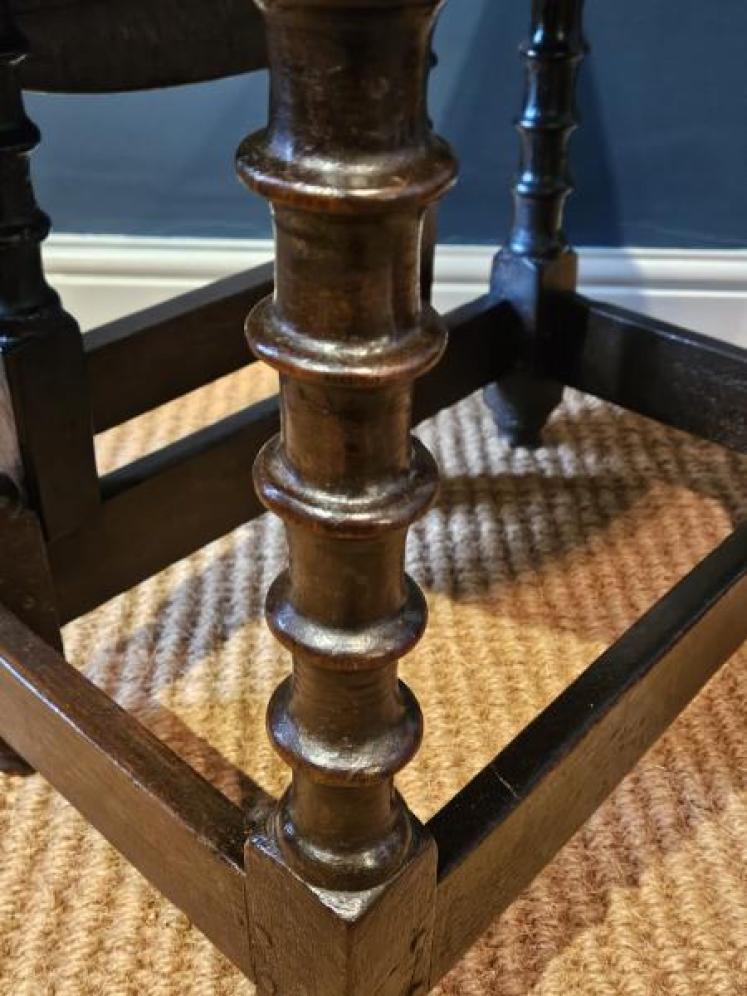 Georgian Oak Drop Leaf Side Table  - Image 2