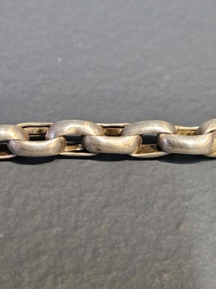 George V Silver 28" Fob Chain - Image 5