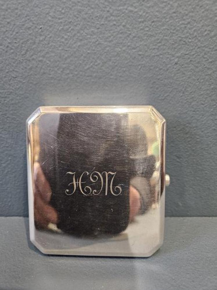 Edwardian 5 Oz Silver Cheroot Case - Image 1