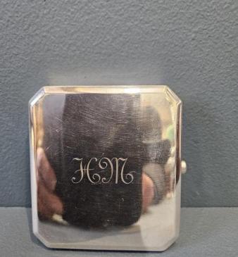 Edwardian 5 Oz Silver Cheroot Case