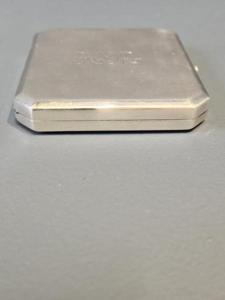Edwardian 5 Oz Silver Cheroot Case - Image 2