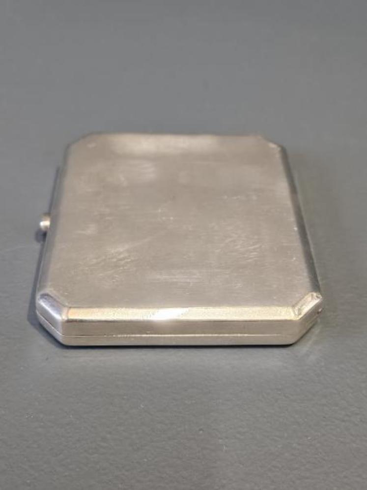 Edwardian 5 Oz Silver Cheroot Case - Image 3