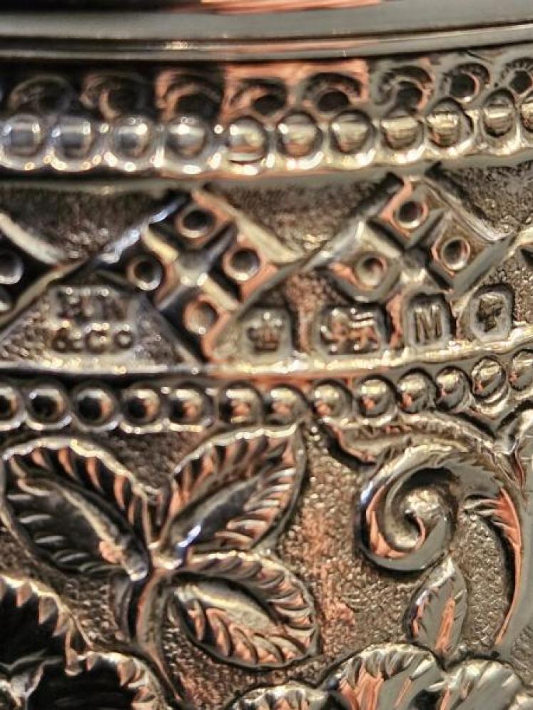 Early Victorian Silver Mustard Pot - Image 7