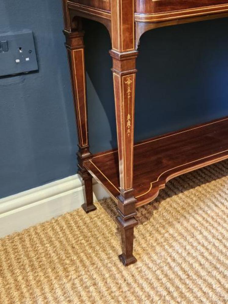 Small Edwards and Roberts Late Victorian Display Cabinet - Image 6