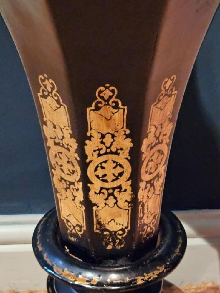 Superb Victorian Japanned Work Table - Image 7