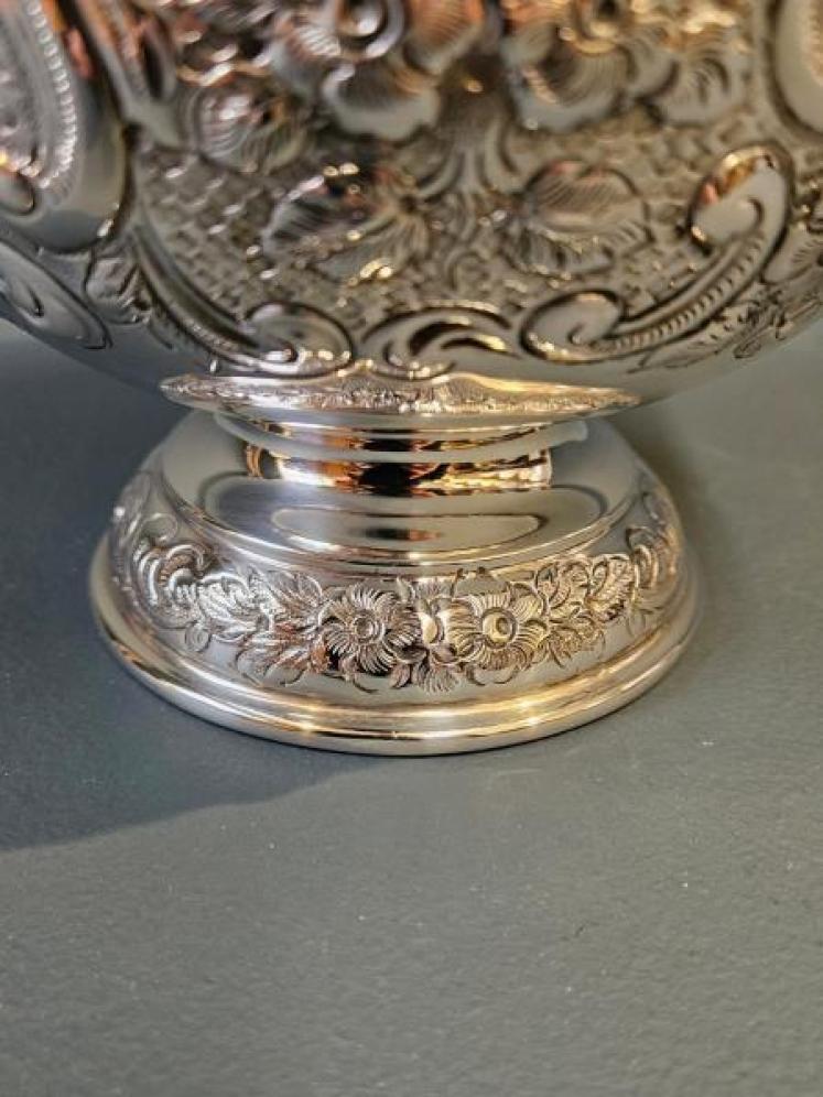Victorian Silver 11 oz Goldsmiths and Silversmiths Bowl - Image 5