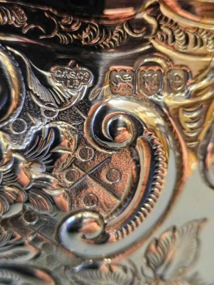 Victorian Silver 11 oz Goldsmiths and Silversmiths Bowl - Image 7