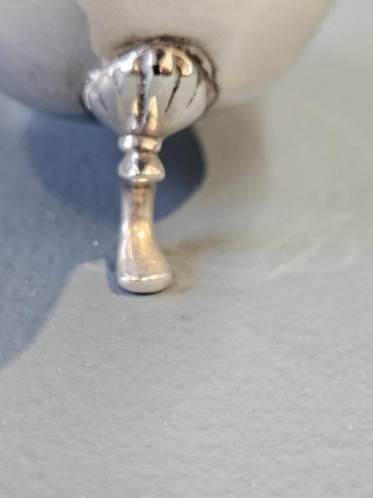 Small Victorian Chester Silver Compote Boat  - Image 2