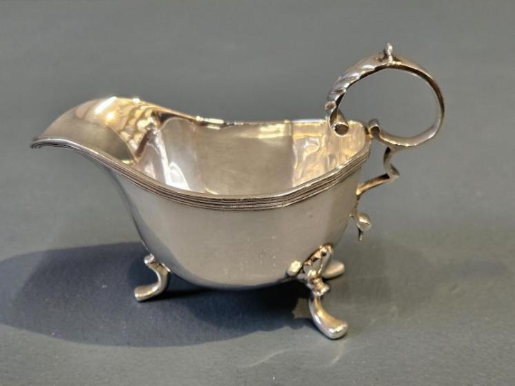 Small Victorian Chester Silver Compote Boat  - Image 5