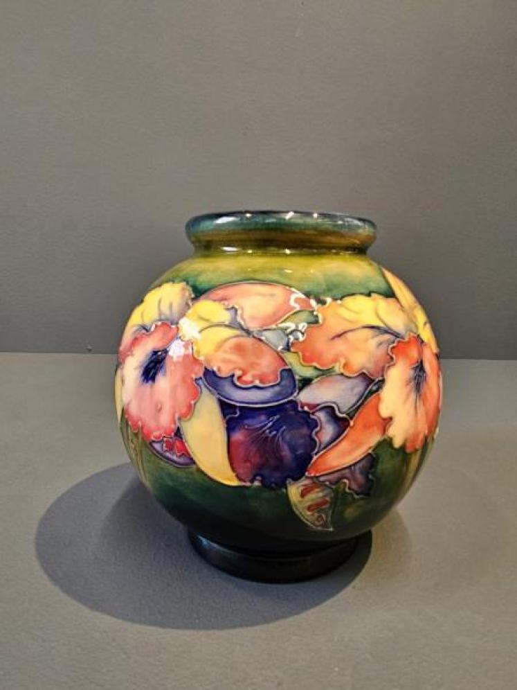 Moorcroft Slipper Orchid Vase - Image 3