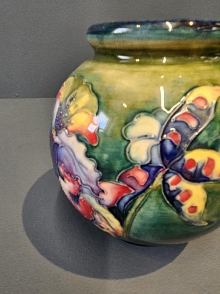 Moorcroft Slipper Orchid Vase - Image 4