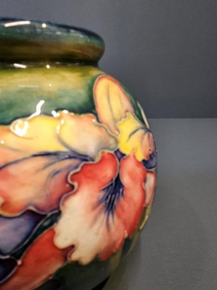 Moorcroft Slipper Orchid Vase - Image 6