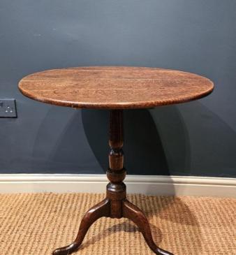 George III Oak Tripod Table