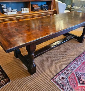 George III 8 Seater Oak Refectory Table