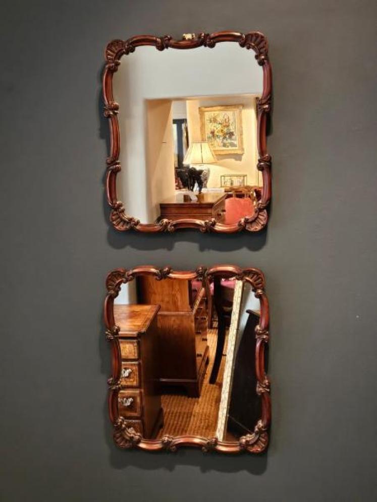 Matching Pair of William IV Rosewood Mirrors - Image 1