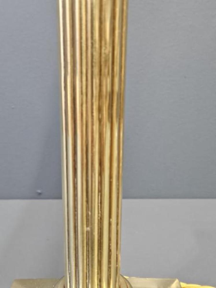 Edwardian Brass Table Lamp  - Image 4