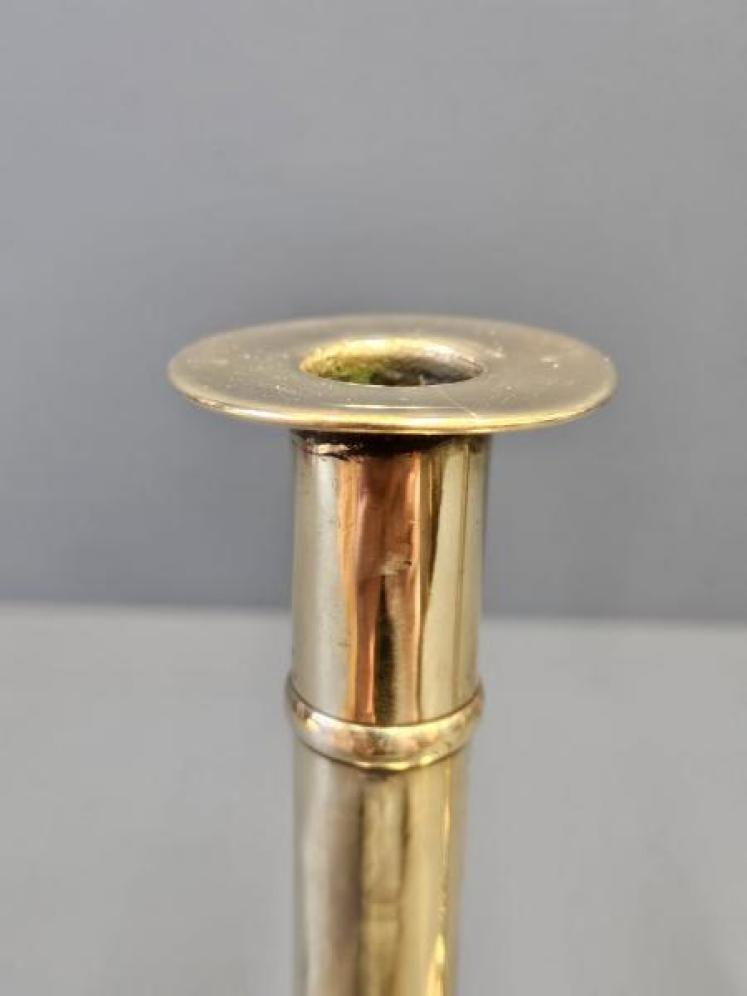 Pair of George III Brass Candlesticks  - Image 2