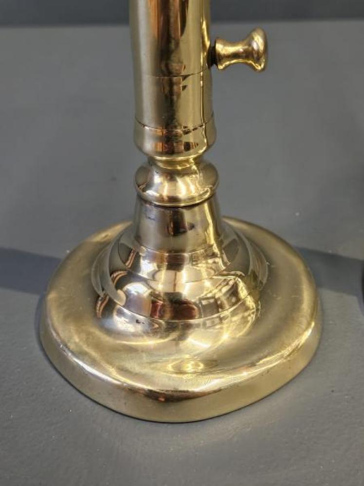 Pair of George III Brass Candlesticks  - Image 5