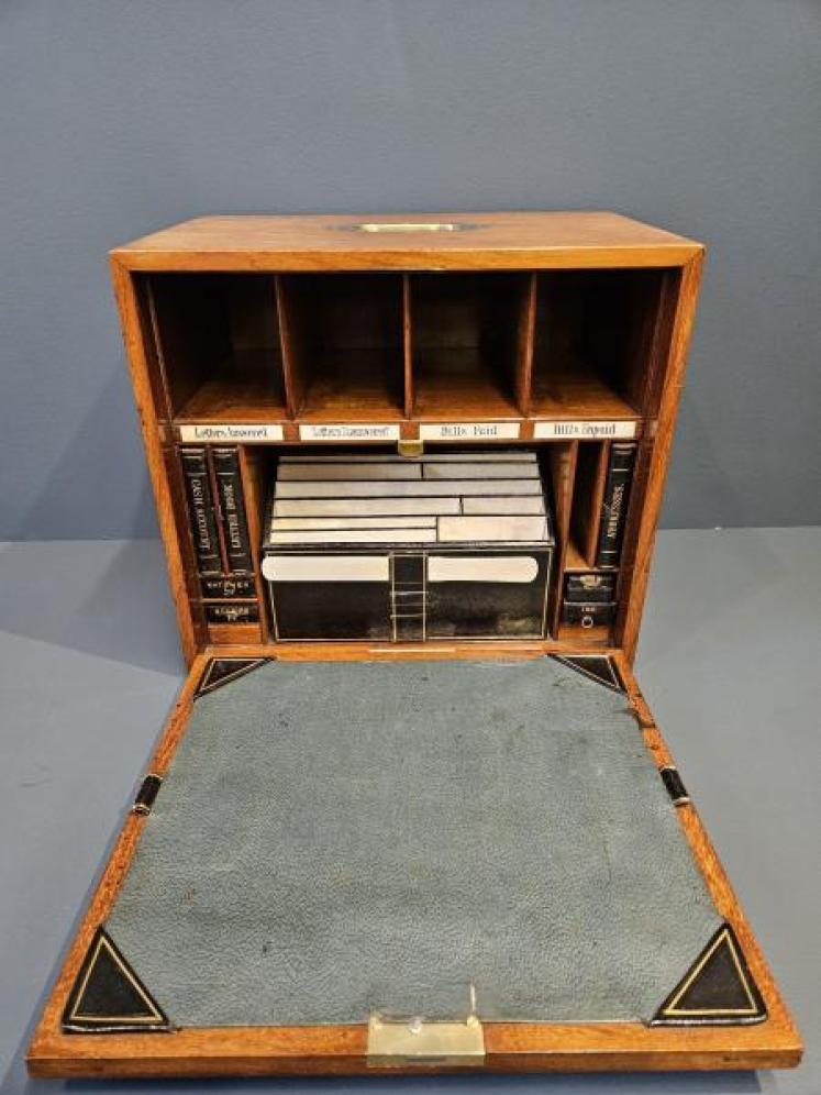 Victorian Portable Stationery and Writing Box - Image 3