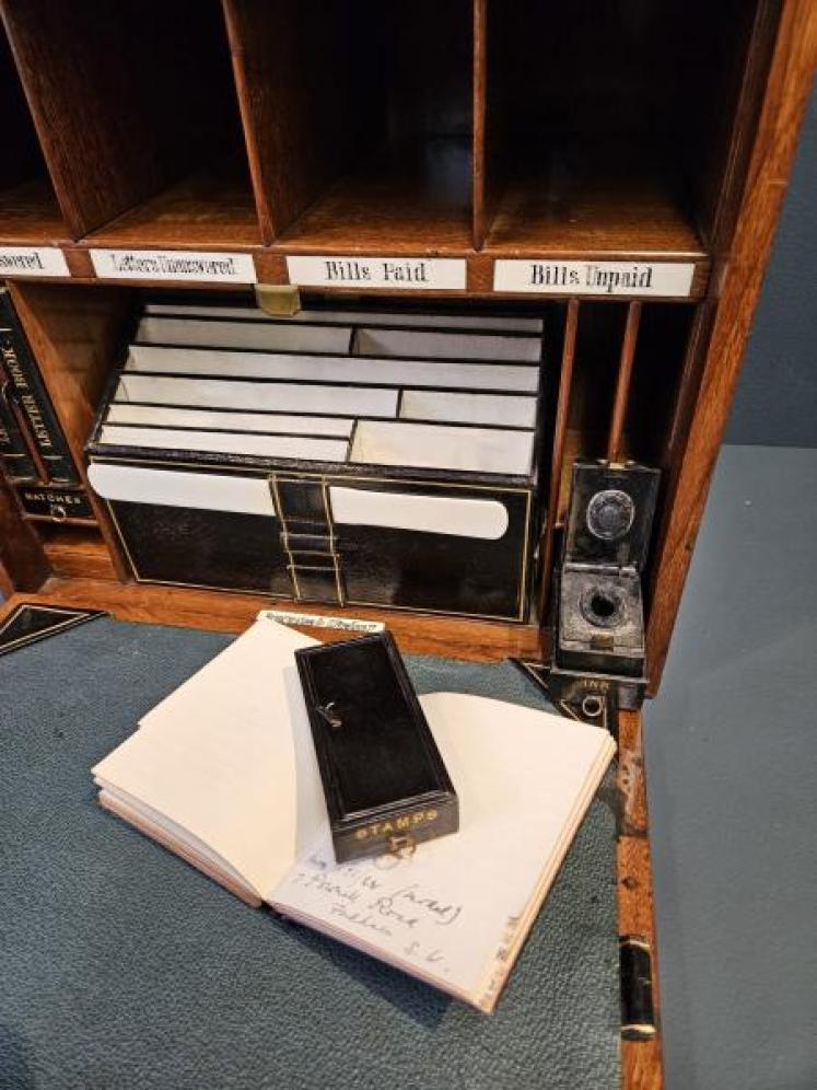 Victorian Portable Stationery and Writing Box - Image 5