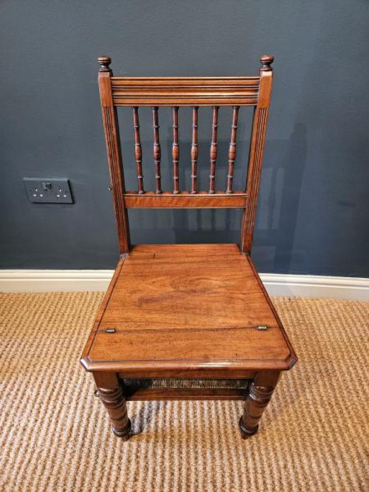 Victorian Walnut Metamorphic Library Steps - Image 4