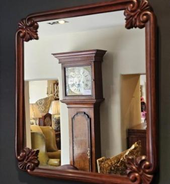 Victorian Rosewood Framed Mirror 