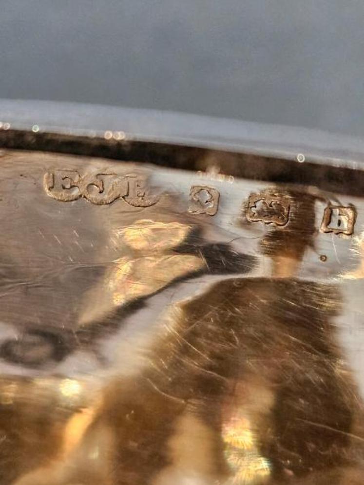 Edwardian Engraved Silver Double Sovereign Case - Image 6