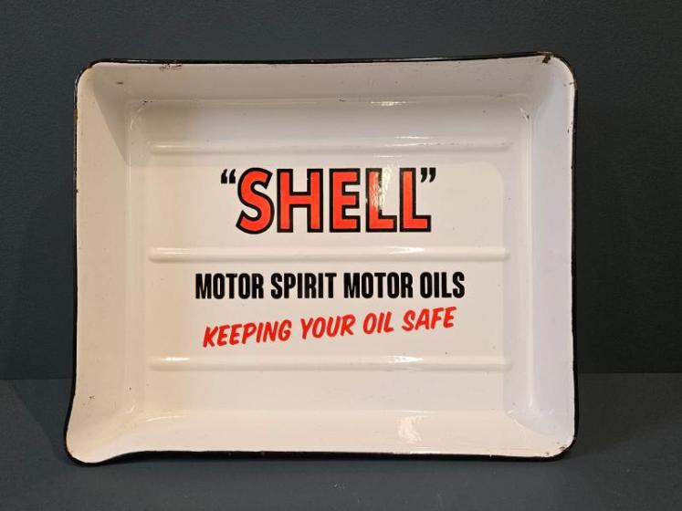 Shell Oil Enamel Tray - Image 1
