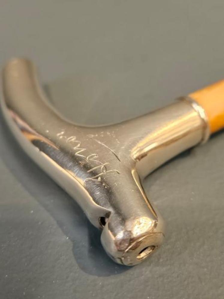 Rare Silver Whistle Cane - Image 2